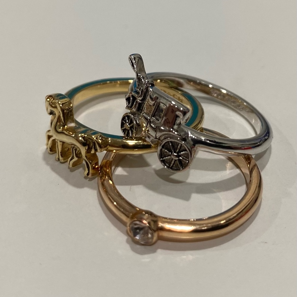 Coach Horse and Carriage Ring set - Picture 2 of 7